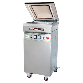 Напольный вакуумный упаковщик DZQ-400/2E (нерж., газ)